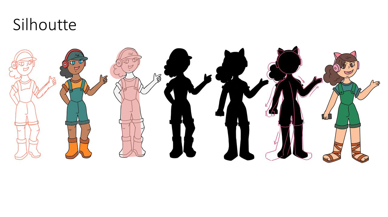 Character Poses and Expression Sheet